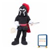 Black & Red Lightweight Warrior Mascot Costume