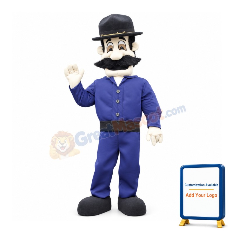 Friendly Lightweight Sheriff Mascot Costume