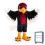 Red & Black Eagle Mascot Costume