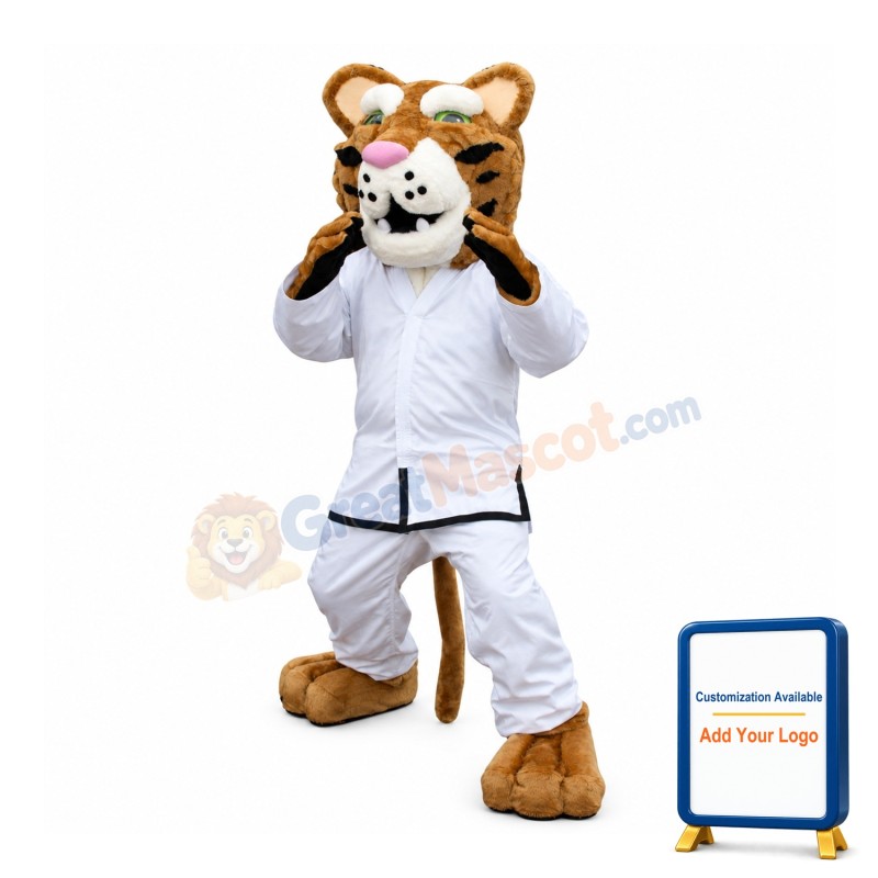 Kung Fu Leopard Mascot Costume