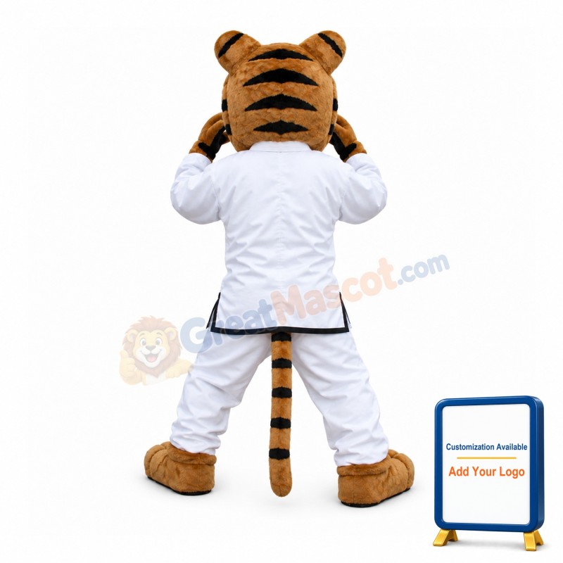 Kung Fu Leopard Mascot Costume