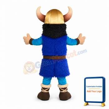 Friendly Realistic Viking Mascot Costume