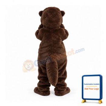 Friendly Lightweight Otter Mascot Costume