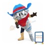 Power Lightweight Storm Mascot Costume