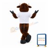 Friendly Power Buffalo Mascot Costume