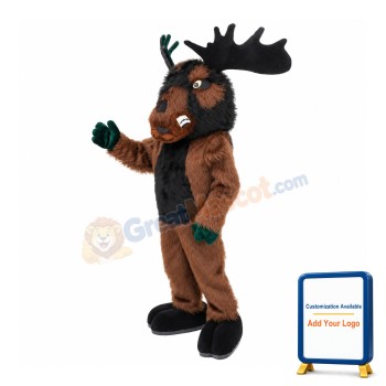 Fierce Lightweight Moose Mascot Costume