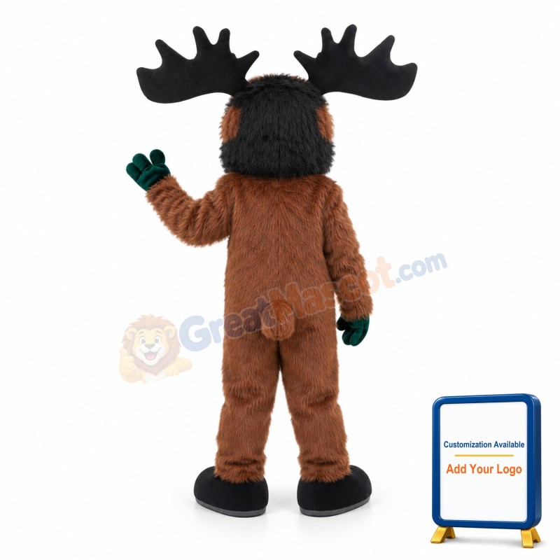 Fierce Lightweight Moose Mascot Costume