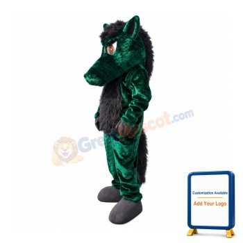 Friendly Lightweight Green Horse Mascot Costume