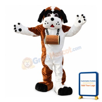 St. Bernard Dog Mascot Costume