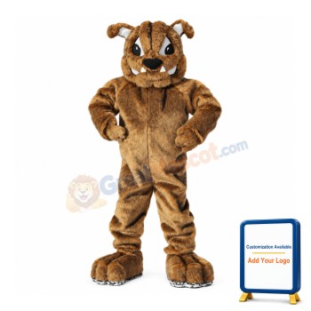 Fierce Realistic Bulldog Mascot Costume