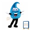 Friendly Water Drop Mascot Costume