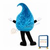 Friendly Water Drop Mascot Costume