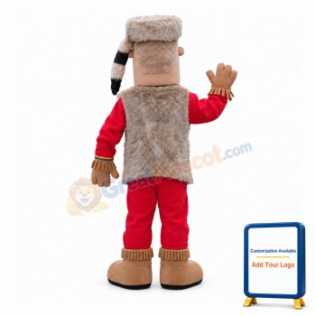 Friendly Realistic Indian Mascot Costume