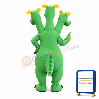 Three-headed Dragon Mascot Costume