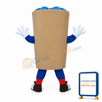 Iced Coffee Cup Mascot Costume