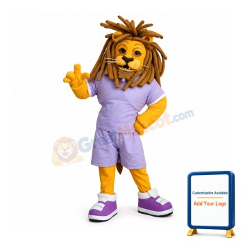 Fashionable Lion Mascot Costume