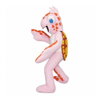 Pink Sea Turtle Mascot Costume