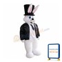 Mannequin Bunny Mascot Costume
