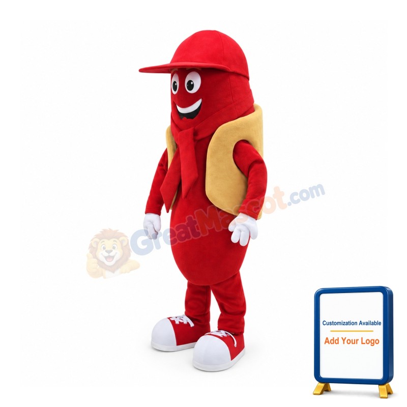 Happy Sausage Mascot Costume
