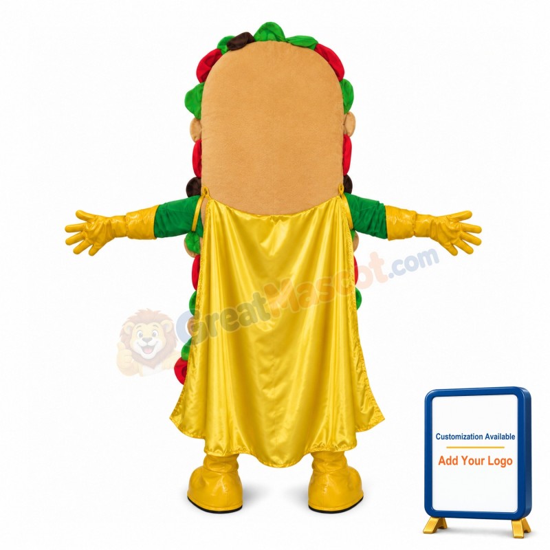 Happy Sandwich Mascot Costume