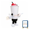 Cherry Limeade Drink Mascot Costume
