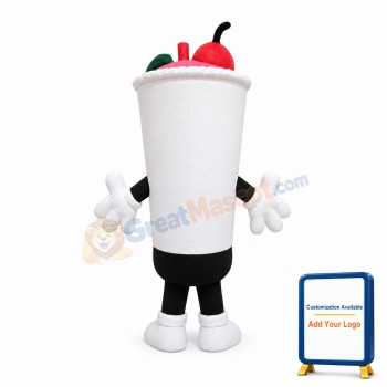 Cherry Limeade Drink Mascot Costume
