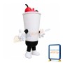 Cherry Limeade Drink Mascot Costume
