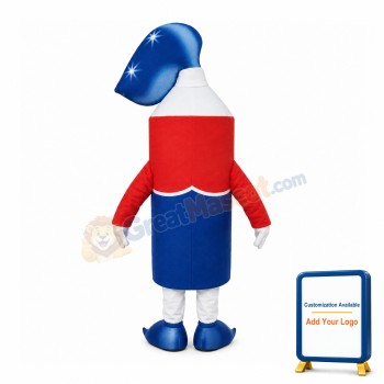 Happy Lightweight Toothpaste Mascot Costume