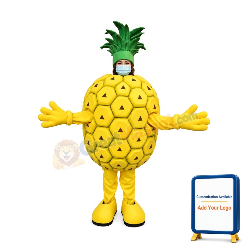 Lightweight Ananas Mascot Costume