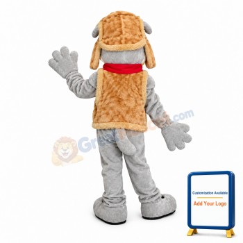 Friendly Lightweight Bulldog Mascot Costume