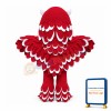 Lightweight Red Owl Mascot Costume