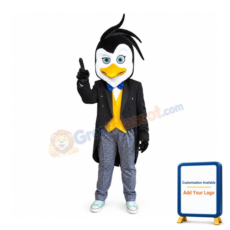 Handsome Penguin Mascot Costume