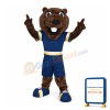 Friendly Sport Beaver Mascot Costume