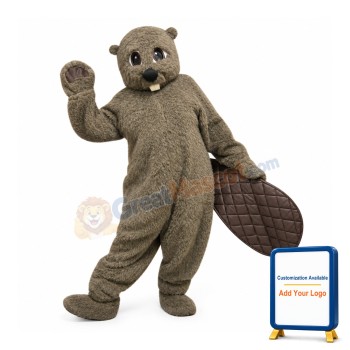 Superb Friendly Lightweight Beaver Mascot Costume