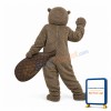 Friendly Lightweight Beaver Mascot Costume