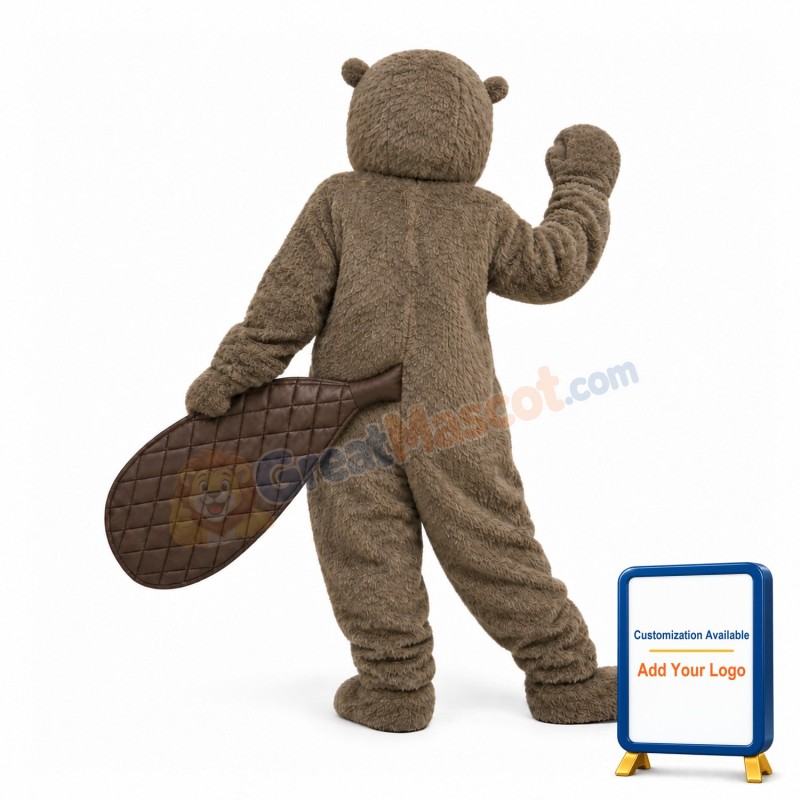 Friendly Lightweight Beaver Mascot Costume
