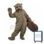 Friendly Lightweight Beaver Mascot Costume