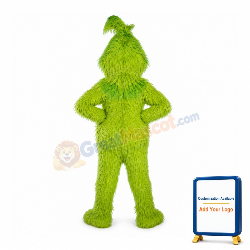 Christmas Lightweight Grinch Mascot Costume
