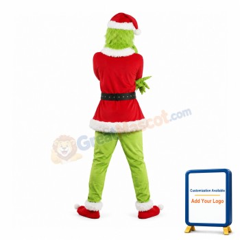 Christmas Realistic Grinch Mascot Costume