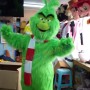 Friendly Realistic Grinch Mascot Costume