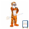 Friendly Realistic Tiger Mascot Costume