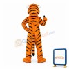 Friendly Realistic Tiger Mascot Costume