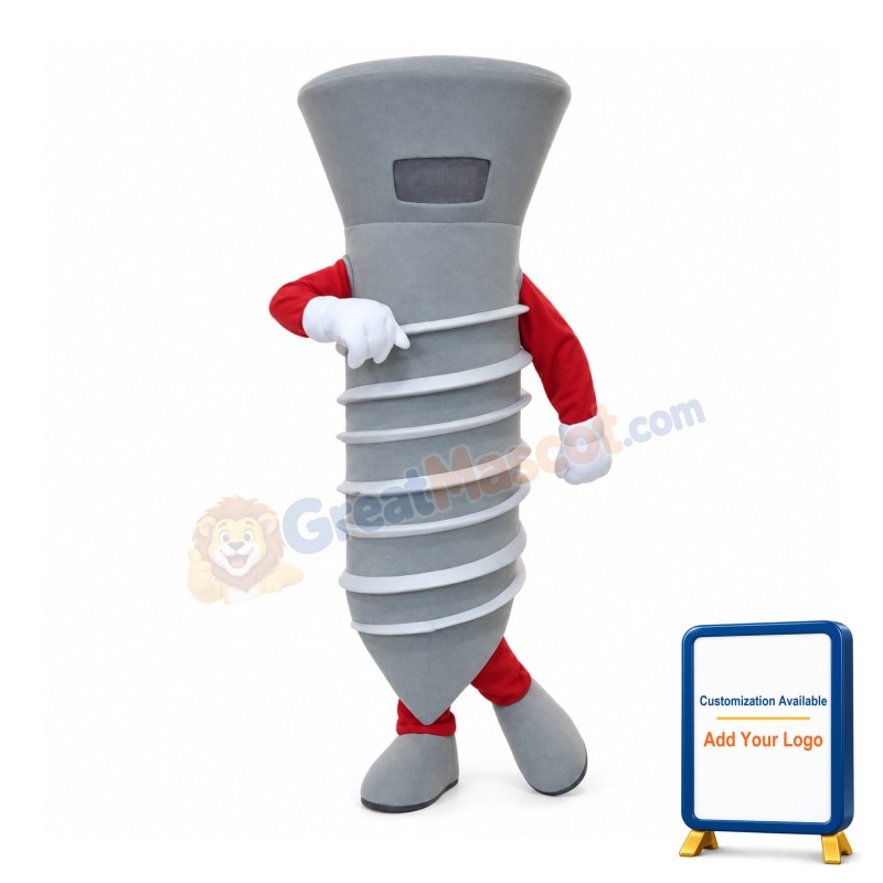 Screw Mascot Costume