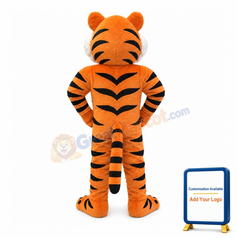 Friendly Lightweight Realistic Tiger Mascot Costume