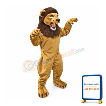 Power Fierce Lion Mascot Costume
