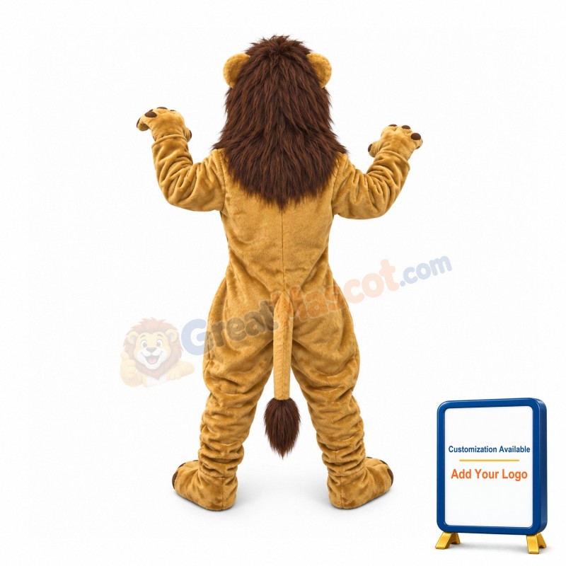 Power Fierce Lion Mascot Costume