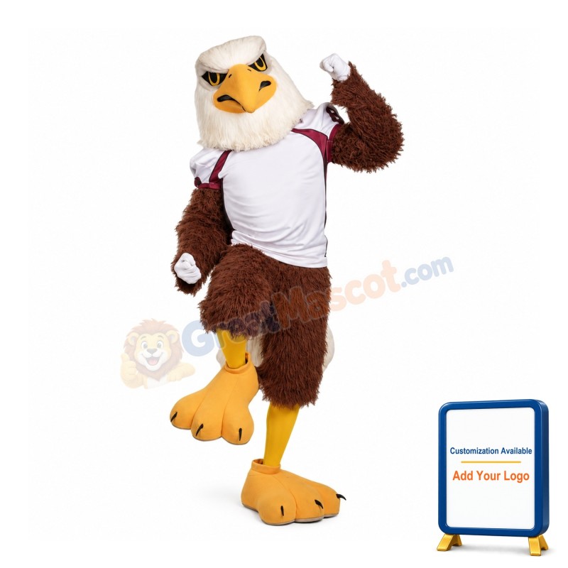 Sport Realistic Bald Eagle Mascot Costume