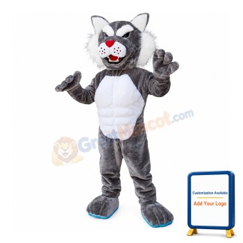 Realistic Bobcat Mascot Costume