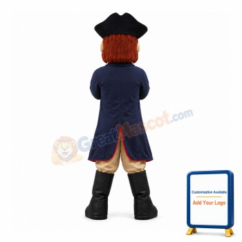 Happy Lightweight Patriot Mascot Costume