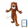 Realistic Power Muscular Lion Mascot Costume